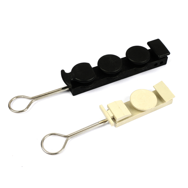 High Tension FTTH Accessories Fiber Optic Drop Cable Clamp