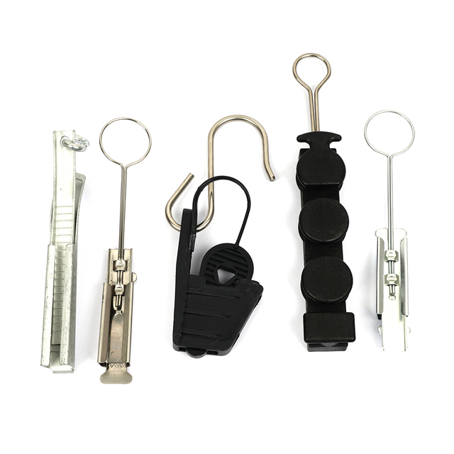 Sprout Tension Pipe Anchoring Clamp for Fiber Cable