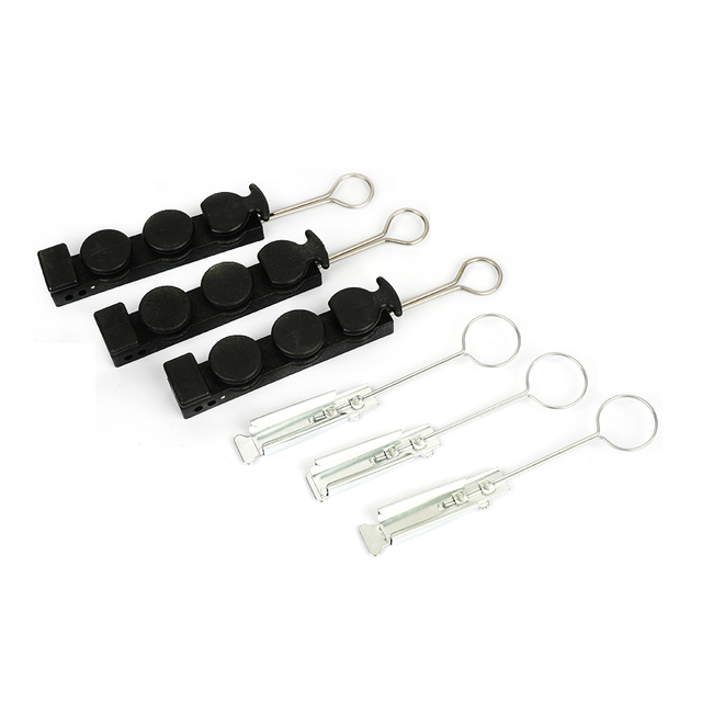 Metal Fiber Optic FTTH Drop Cable Clamp For ADSS Cable